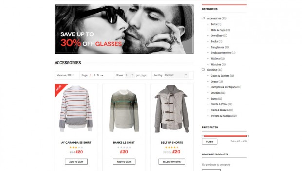 WooCommerce WordPress theme DW Trendy