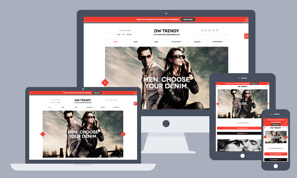 Responsive eCommerce WordPress theme DW Trendy