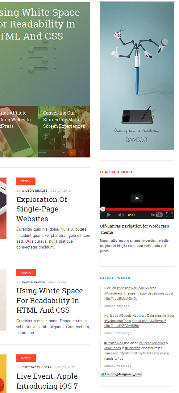 Main_sidebar_front-end main sidebar