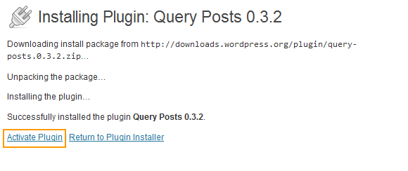 Activate_Query_plugin