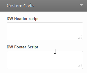 custom code