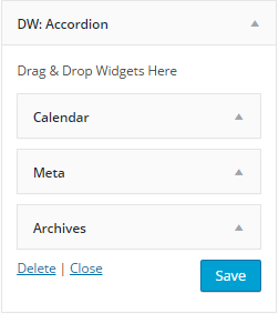 dw argo accordion widget