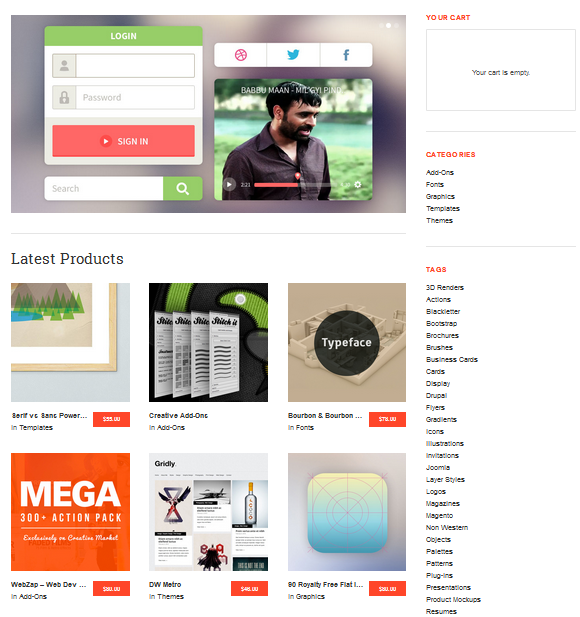 wordpress-news-theme-dw-argo-shop-page Shop Page