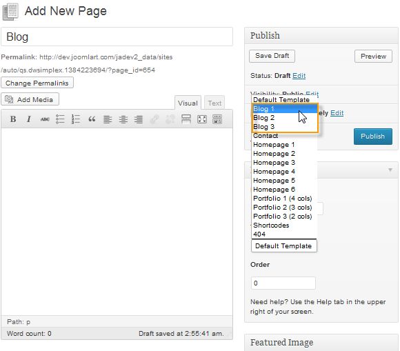 wordpress_news_theme_dw_simplex_blog_templates Blog Templates