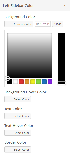 wordpress_news_theme_dw_minion_left_sidebar_settings Left Sidebar Settings