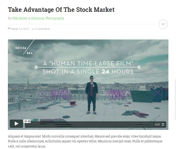wordpress_news_theme_dw_minion_video_post_format video post format