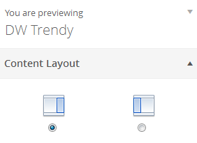 wordpress_ecommercer_theme_dw_trendy_content_layout_settings Content Layout Settings