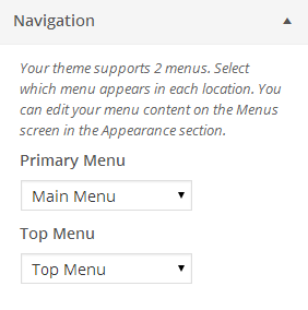 Navigation Settings