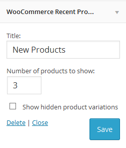 wordpress_ecommercer_theme_dw_trendy_recent_products_widget_settings Settings of WooCommerce Recent Products Widget