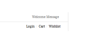 wordpress_ecommercer_theme_dw_trendy_welcome_message Welcome Message