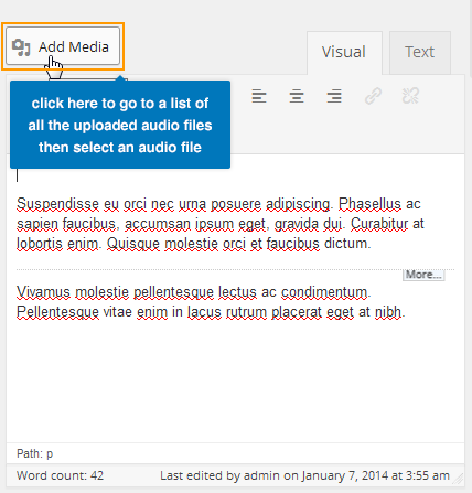 wordpress_news_theme_dw_timeline_add_audio_file_to_your_post Add an Audio File to Your Post