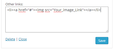 Using the image link