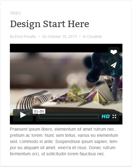 wordpress_news_theme_dw_timeline_video_post_format Video Post Format