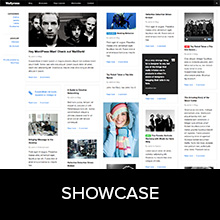 Showcase of notable WordPress theme WallPress