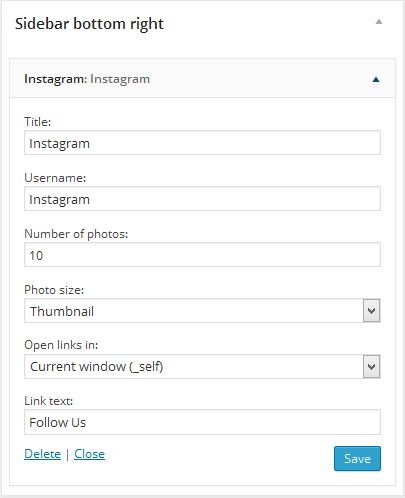 wordpress-themes-dw-kido-add-instagram-to-sidebar