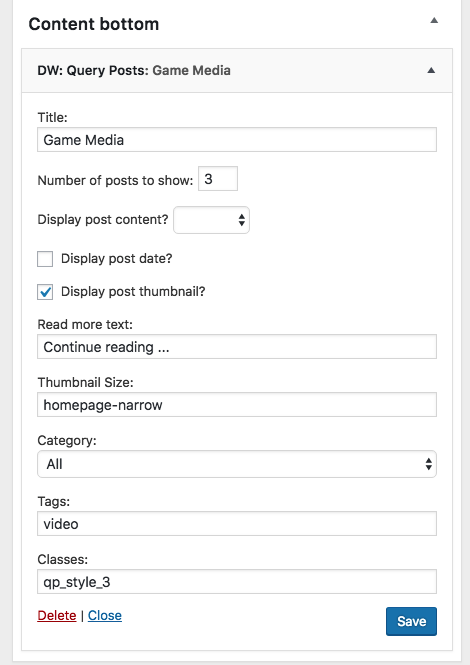 wordpress_news_theme_dw_gamez_fillinf_parameter filling parameter in the blank