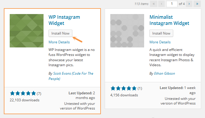wordpress-themes-dw-kido-install-instagram-plugin