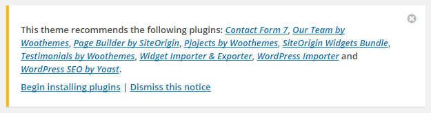 Required Plugins