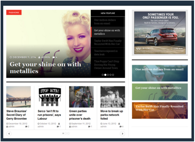 wordpress best magazine theme dw magz page