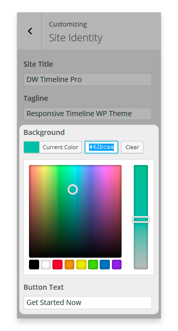 timeline customize