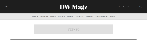 DW-Magz Header Style 1