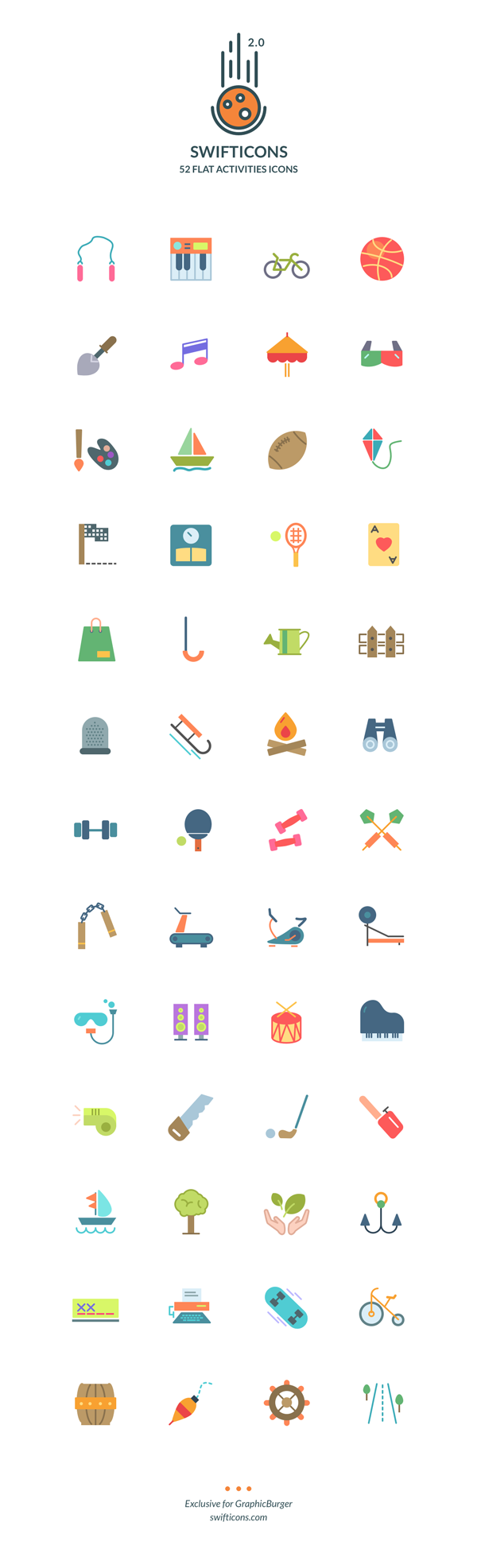 20-flat-activities-icons