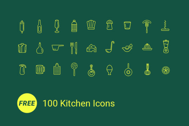 100_free_kitchen_icons