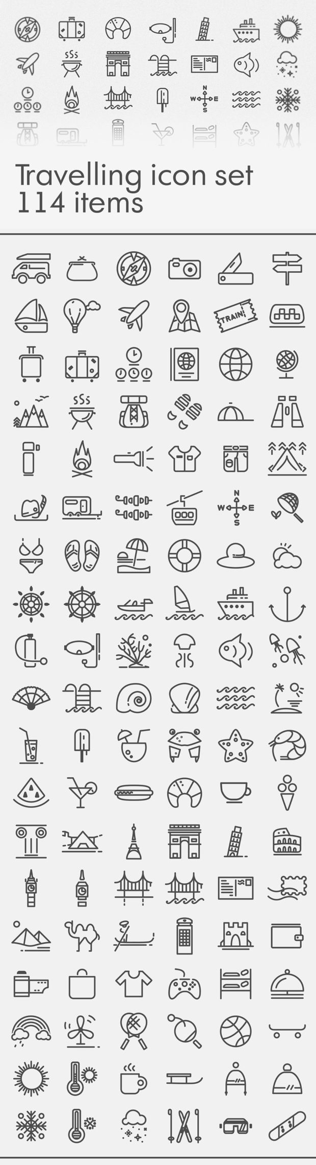 32-free-traveling-icon-set