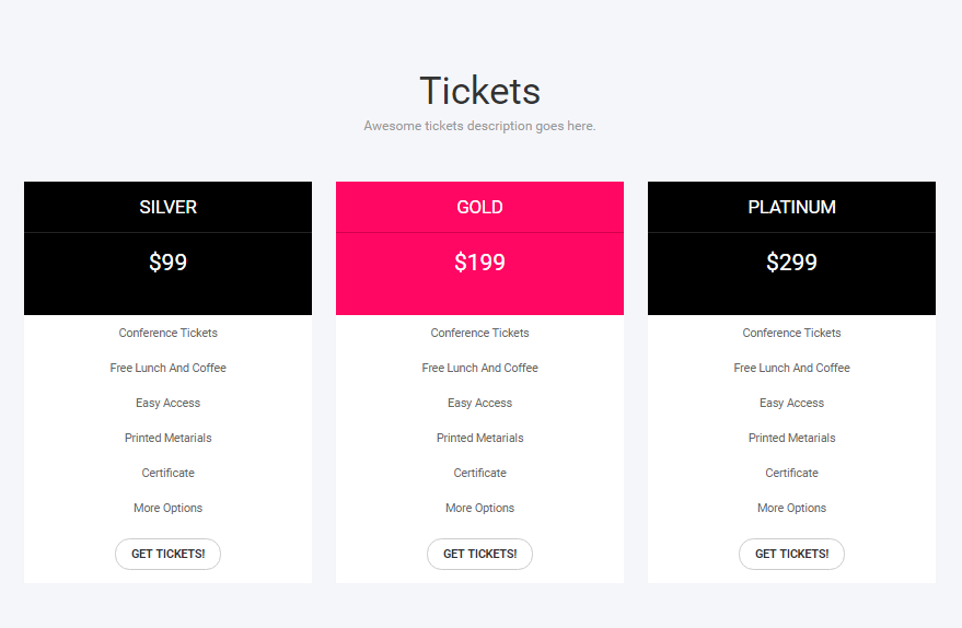 Tickets