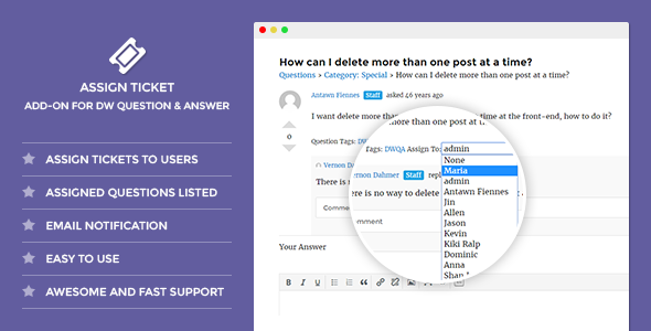 assign-ticket-in-wordpress-question-and-answer-dw-qa
