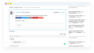 wordpress-question-and-answer-plugin-dw-qa-user-mention